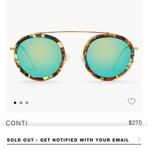 KREWE Accessories - Krewe Conti Mambo 24k Sunglasses (SOLD OUT) KREWE Accessories - Krewe Conti Mambo 24k Sunglasses (SOLD OUT)